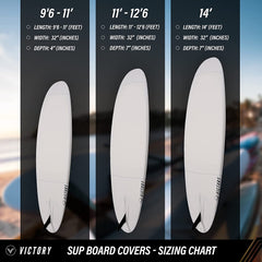 8'-9'6" SUP UV Cover, Made in USA