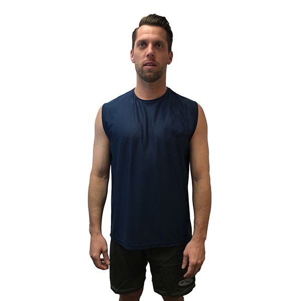 Loose Fit Sleeveless Performance Shirt For Water Sports, UPF 50+ Sun Protection, Lightweight Sun Block Shirt for Fishing, Surfing, Beach