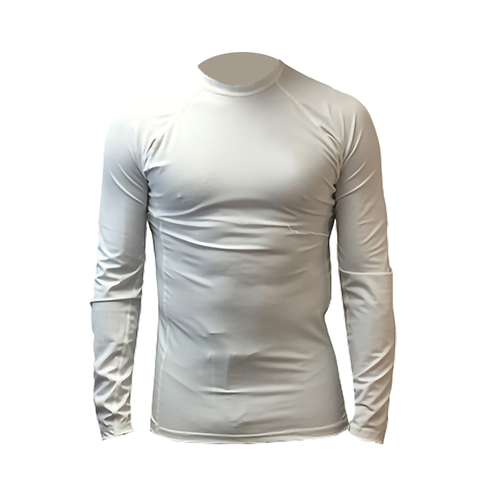 Mens Tight Fit Long Sleeve Rashguard – Quick Drying UPF 50+ Sun Protection/Block
